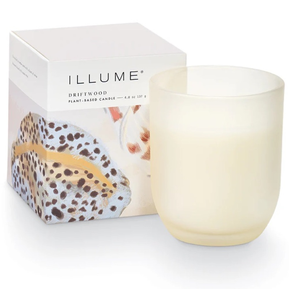 ILLUME Driftwood Baby Boxed Glass Candle 4.8 Oz